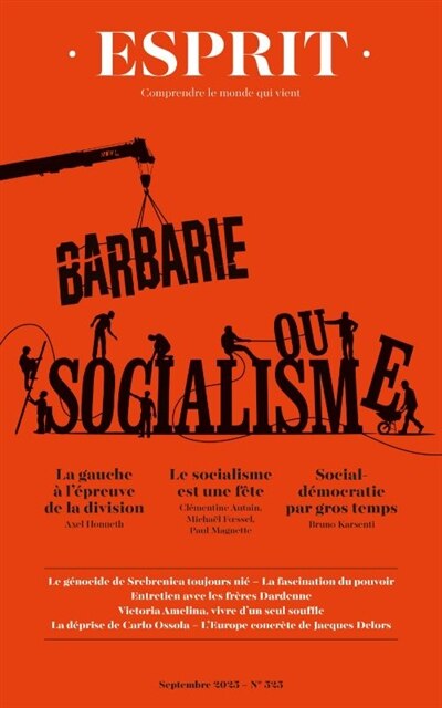 Front cover_Esprit, n°525. Barbarie ou socialisme