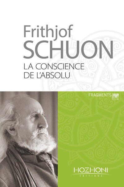 Front cover_La conscience de l'absolu