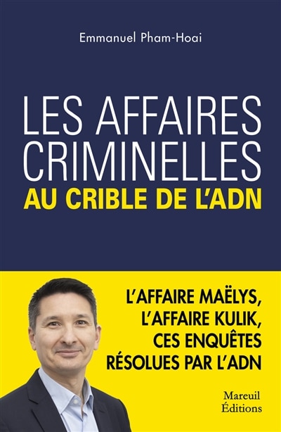 Front cover_Les affaires criminelles au crible de l'ADN