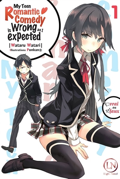 Couverture_My teen romantic comedy is wrong as I expected, Vol. 1