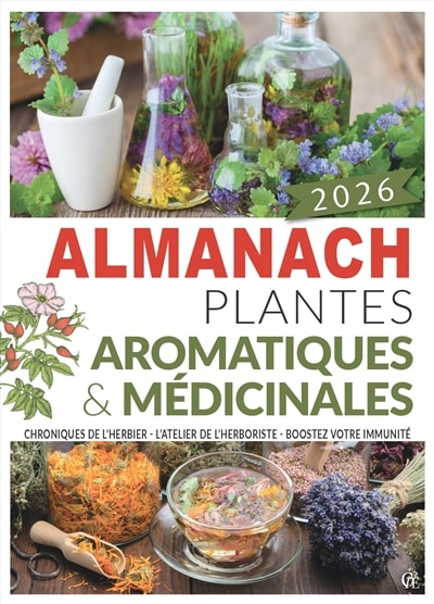 Front cover_Almanach plantes aromatiques & médicinales 2026