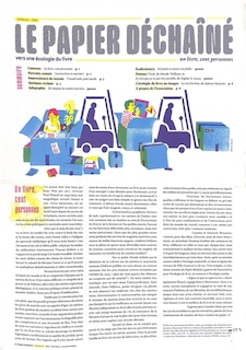 Front cover_Papier déchaîné (Le), n°1. Un livre, cent personnes