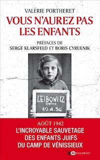 Front cover_Vous n'aurez pas les enfants