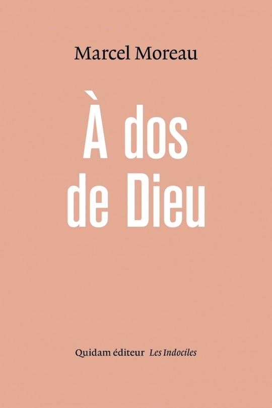 Front cover_A dos de Dieu ou L'ordure lyrique