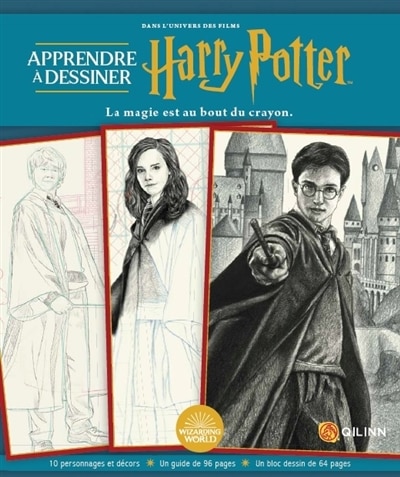 Couverture_Apprendre à dessiner Harry Potter