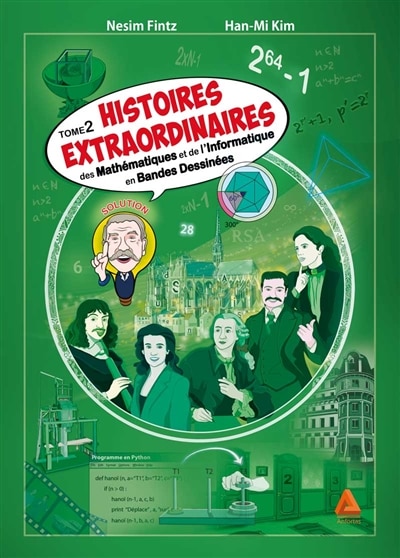 Front cover_Histoires extraordinaires des mathématiques et de l'informatique - tome 2