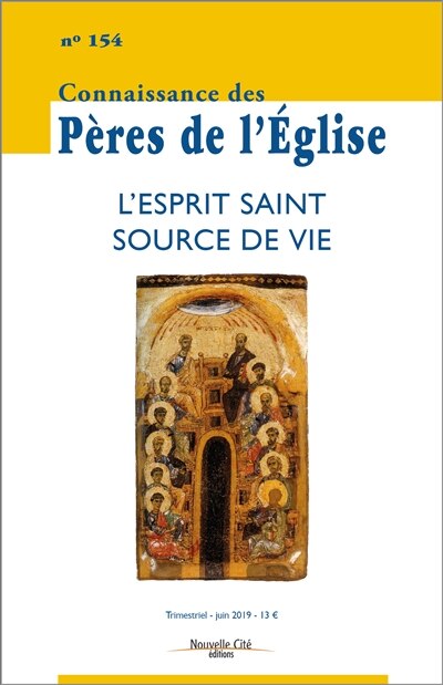 Front cover_Connaissance des Pères de l'Eglise, n°154. L'Esprit Saint