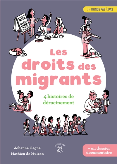 Front cover_Les droits des migrants : 4 histoires de déracinements