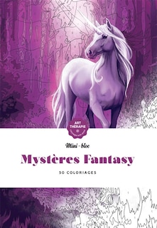 Front cover_Mystères fantasy : 50 coloriages
