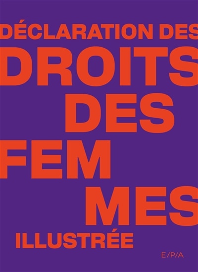Front cover_Déclaration des droits des femmes illustrée