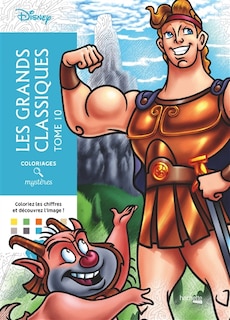 Couverture_Coloriages mystères Disney  Les grands classiques Tome 10