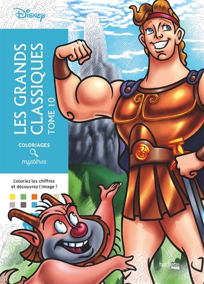 Couverture_Coloriages mystères Disney  Les grands classiques Tome 10