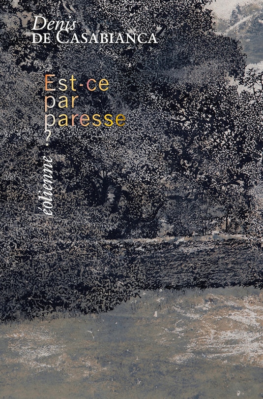 Front cover_Est-ce par paresse ?