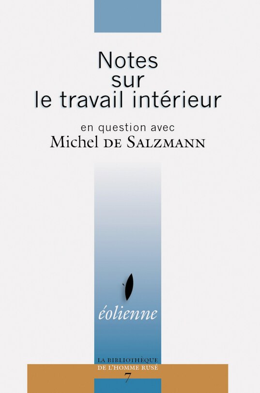 Front cover_Notes sur le travail intérieur