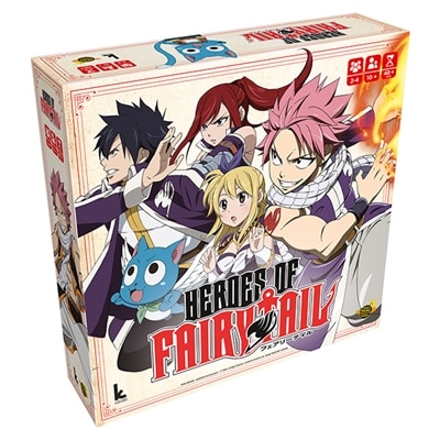 Couverture_Heroes of Fairy Tail / Jeu de société / A partir de 10 ans / 2-4 joueurs / 40 minutes