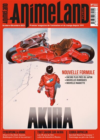 Couverture_Anime land : le magazine français de l'animation, n°244. Akira