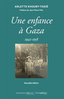 Front cover_Une enfance à Gaza : 1942-1958