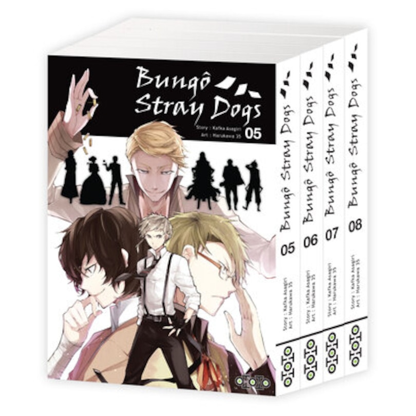 Couverture_Pack Bungô stray dogs, t. 05 à 08