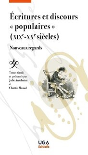 Front cover_Ecritures et discours populaires (XIXe-XXe siècles)