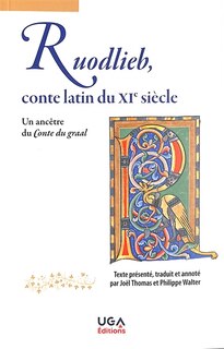 Front cover_Ruodlieb, conte latin du XIe siècle : un ancêtre du Conte du Graal