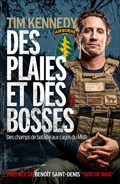Couverture_Des plaies et des bosses : des champs de bataille aux cages du MMA