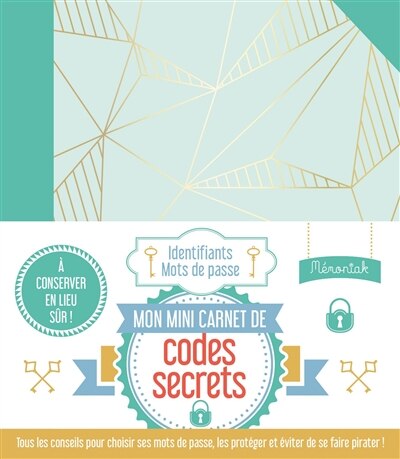 Front cover_Mon mini-carnet de codes secrets