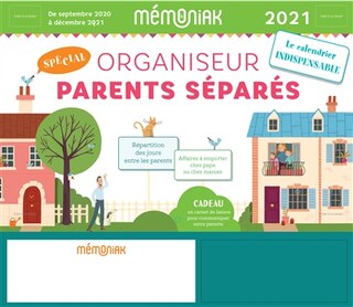 Couverture_Organiseur spécial parents séparés Mémoniak