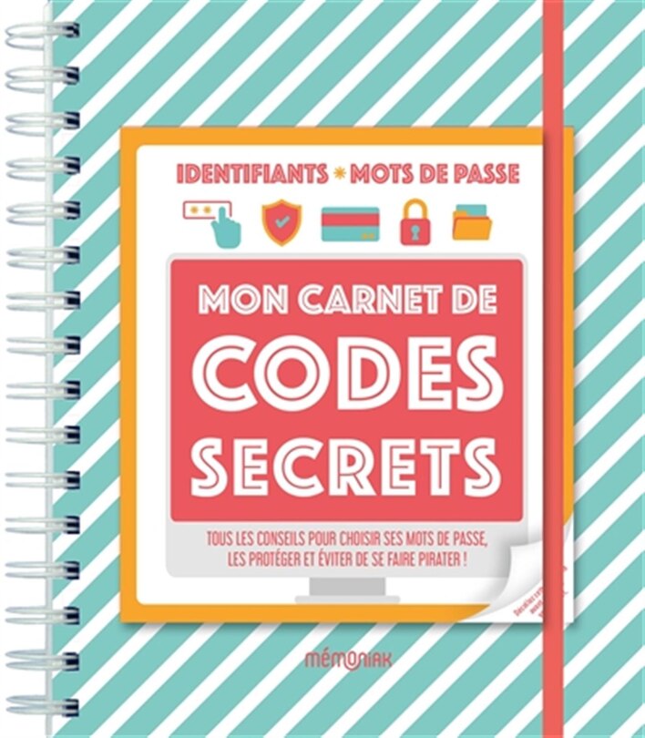 Front cover_Mon carnet de codes secrets Mémoniak 2021