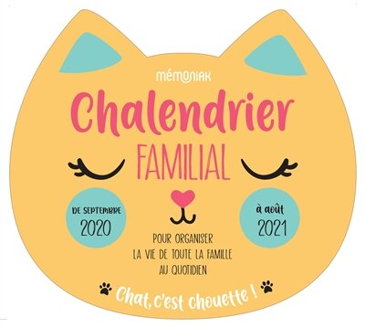 Front cover_Chalendrier familial de septembre 2020 à août 2021