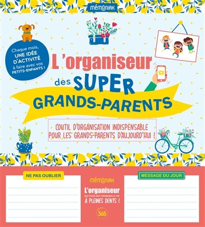 Front cover_L' organiseur des super grands-parents Mémoniak