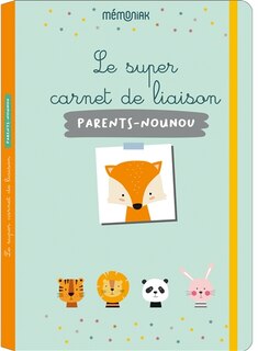 Front cover_Le super carnet de liaison parents-nounou Mémoniak