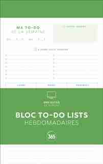 Bloc de to-do lists hebdomadaires by COLLECTIF