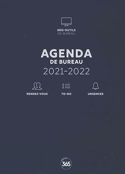 Front cover_Agenda de bureau 2021-2022