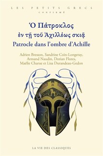 Front cover_Patrocle dans l'ombre d'Achille
