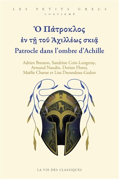 Front cover_Patrocle dans l'ombre d'Achille