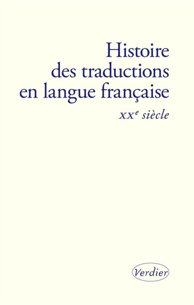 Front cover_XXe siècle