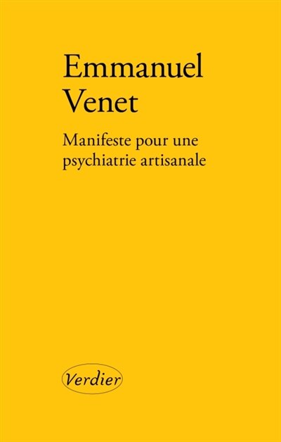 Front cover_Manifeste pour une psychiatrie artisanale