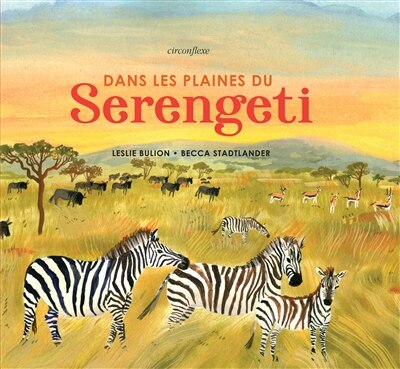 Front cover_Dans les plaines du Serengeti