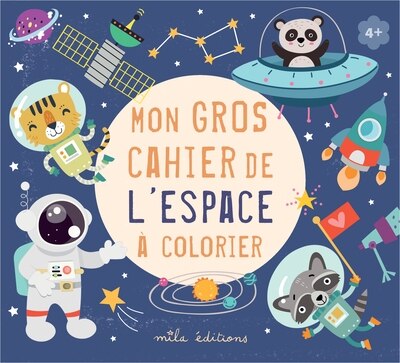 Couverture_Mon gros cahier de l'espace à colorier
