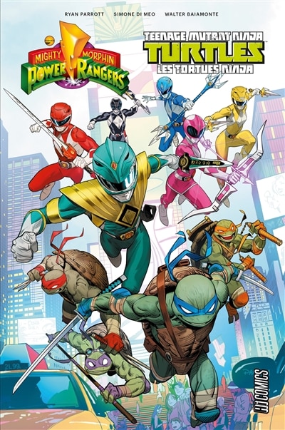 Couverture_Mighty morphin Power Rangers & Teenage mutant ninja Turtles, Vol. 1
