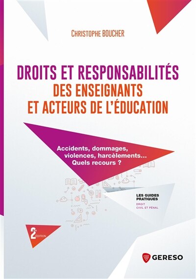 Couverture_Droits et responsabilités des enseignants et acteurs de l'éducation