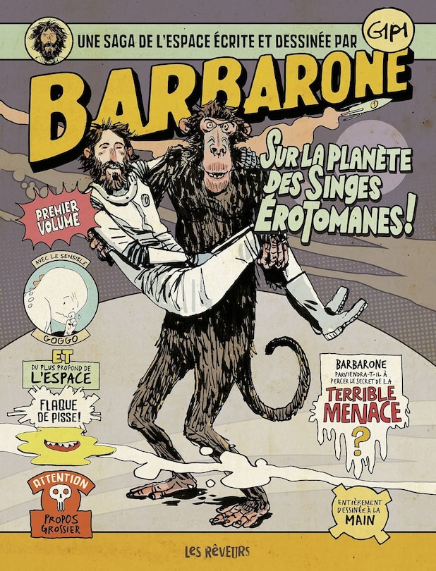Front cover_Sur la planète des singes érotomanes !