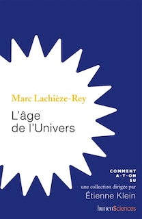 Couverture_L' &acirc;ge de l'Univers