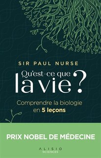 Front cover_Qu'est-ce que la vie ?