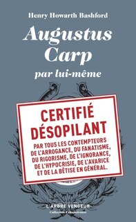 Couverture_Augustus Carp par lui-même ou L'autobiographie d'un authentique honnête homme