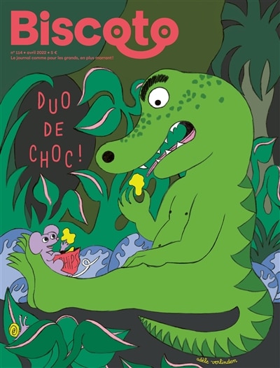 Front cover_Biscoto : le journal comme pour les grands, en plus marrant !, n°114. Duo de choc !