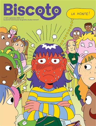Front cover_Biscoto : le journal comme pour les grands, en plus marrant !, n°118. La honte !