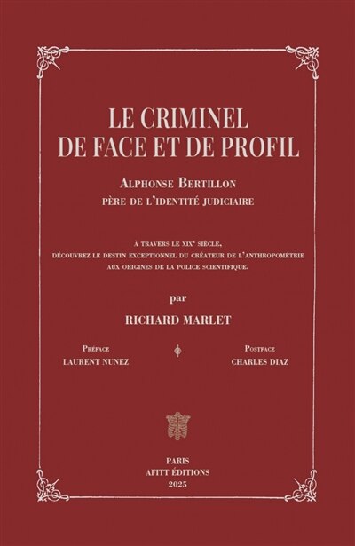 Front cover_Le criminel de face et de profil