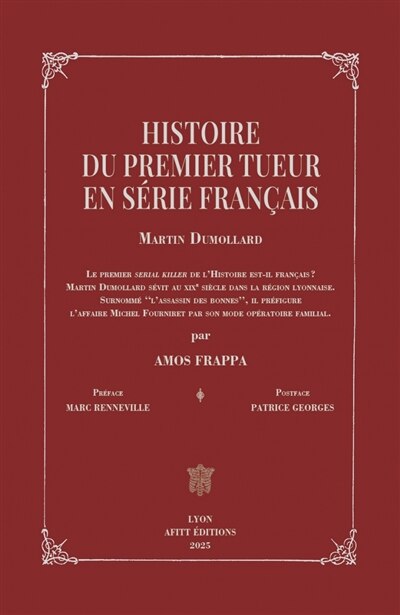 Couverture_Histoire du premier tueur en série français