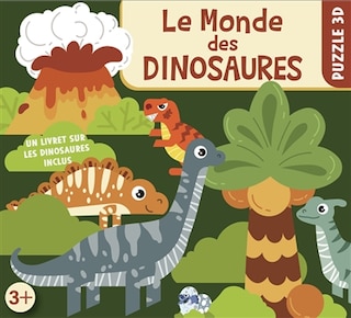 Front cover_Coffret puzzle 3D : Le monde des dinosaures
